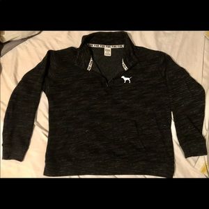 PINK Victoria’s Secret half zip up sweater